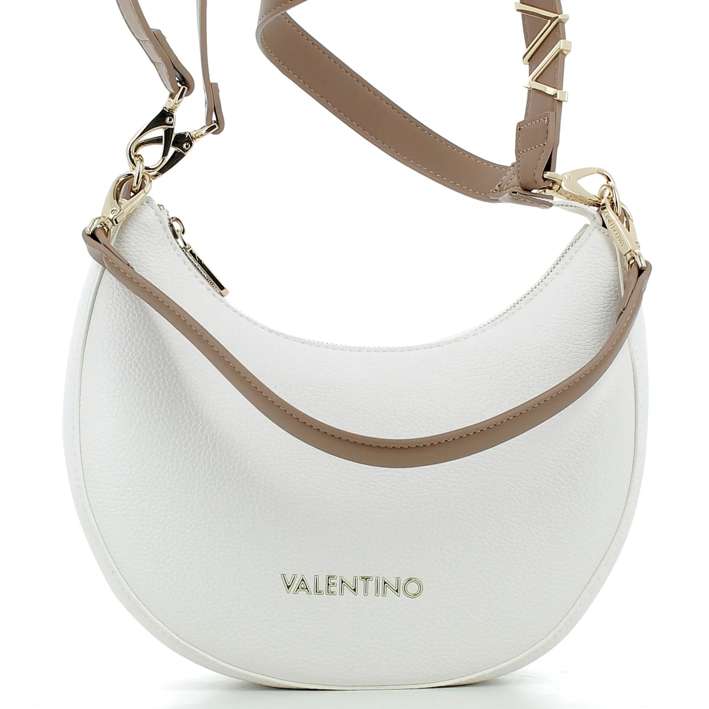Borsa Valentino donna S5A808P25 BIANCO-CUOIO