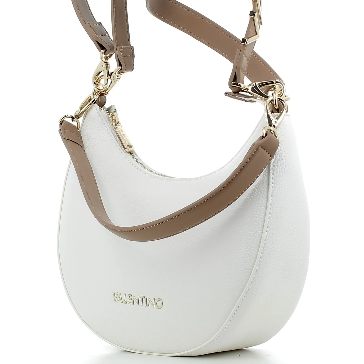 Borsa Valentino donna S5A808P25 BIANCO-CUOIO