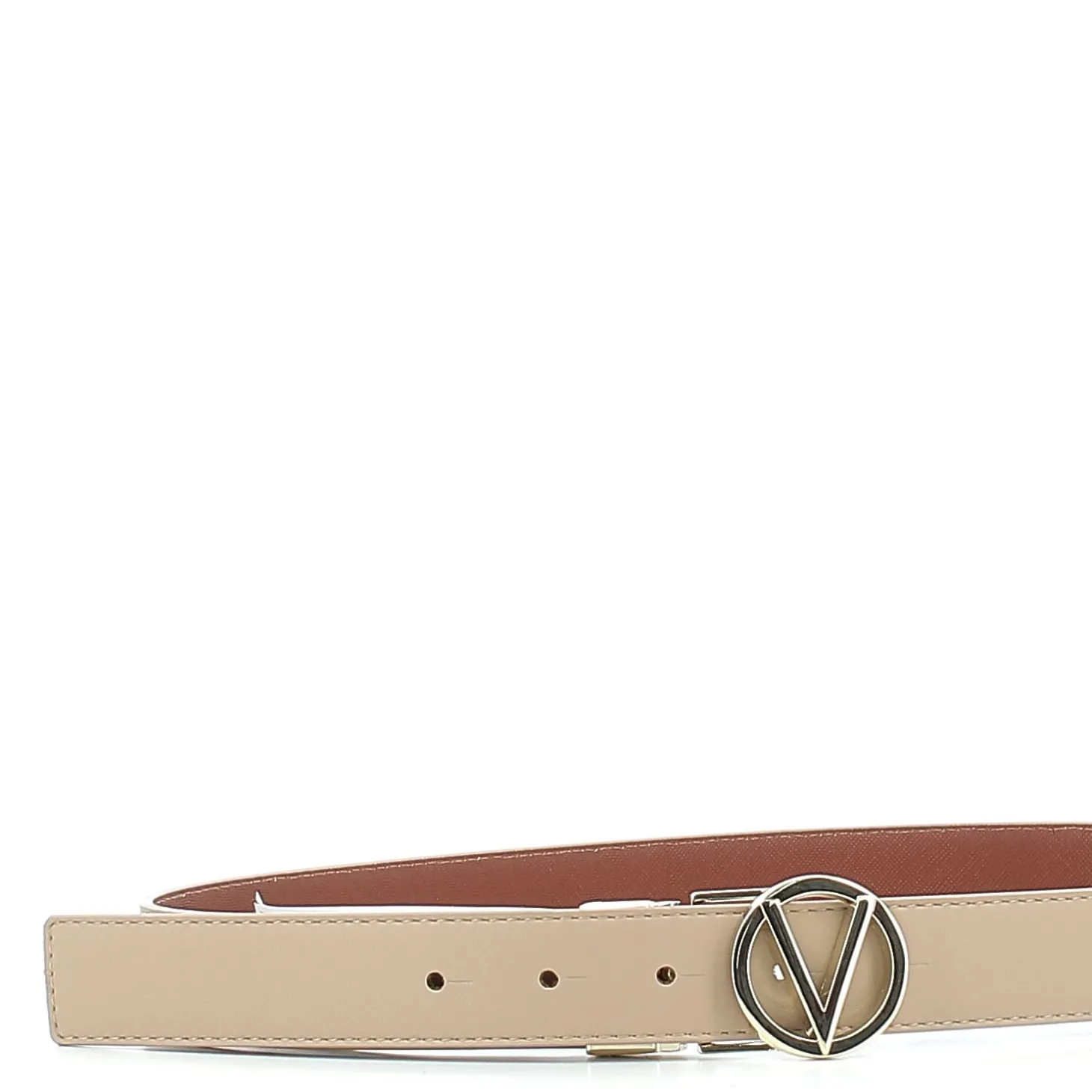 CinturaValentino donna S8KM57NBP25 BEIGE-ORO