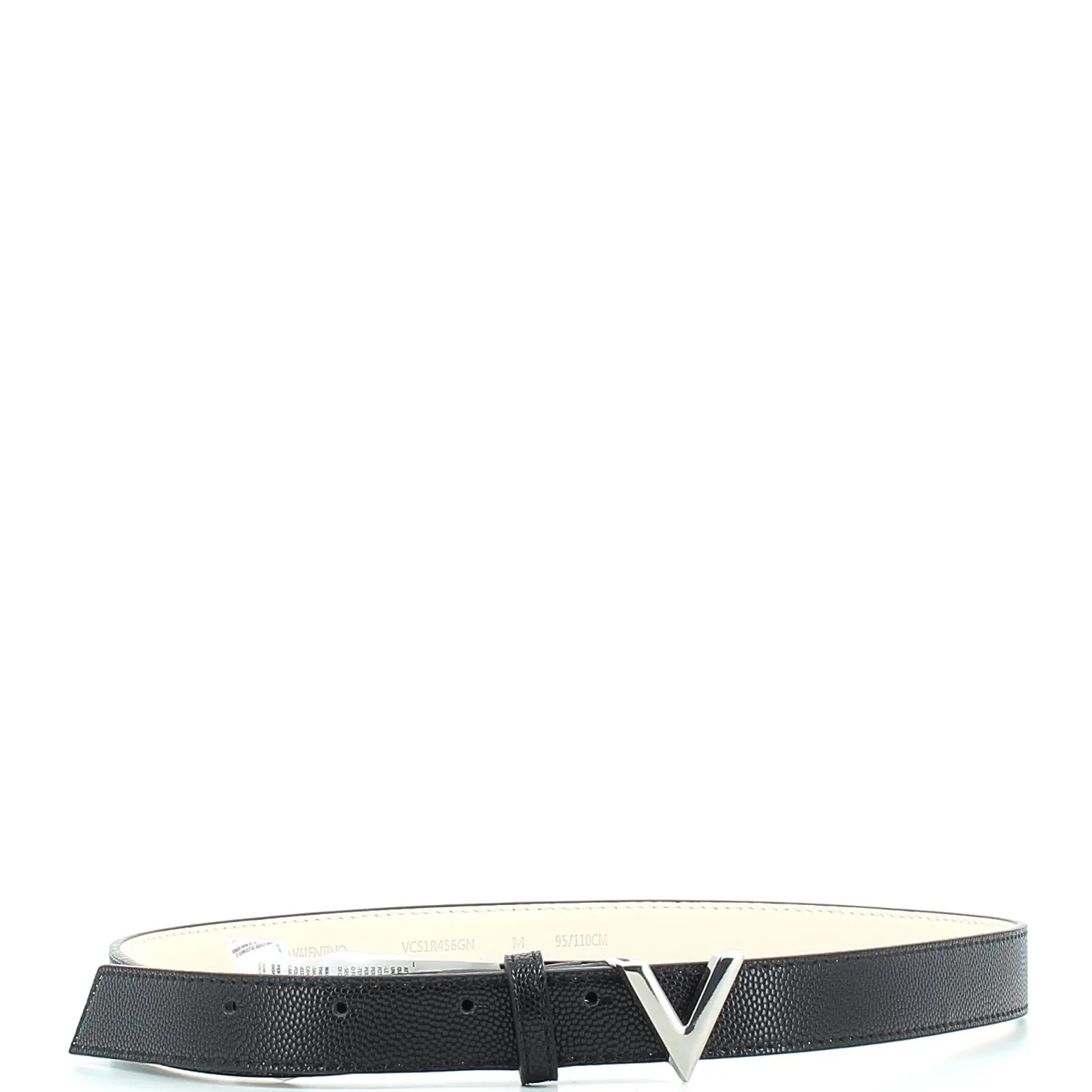 CinturaValentino donna S1R456GNP25 NERO-ARGENTO