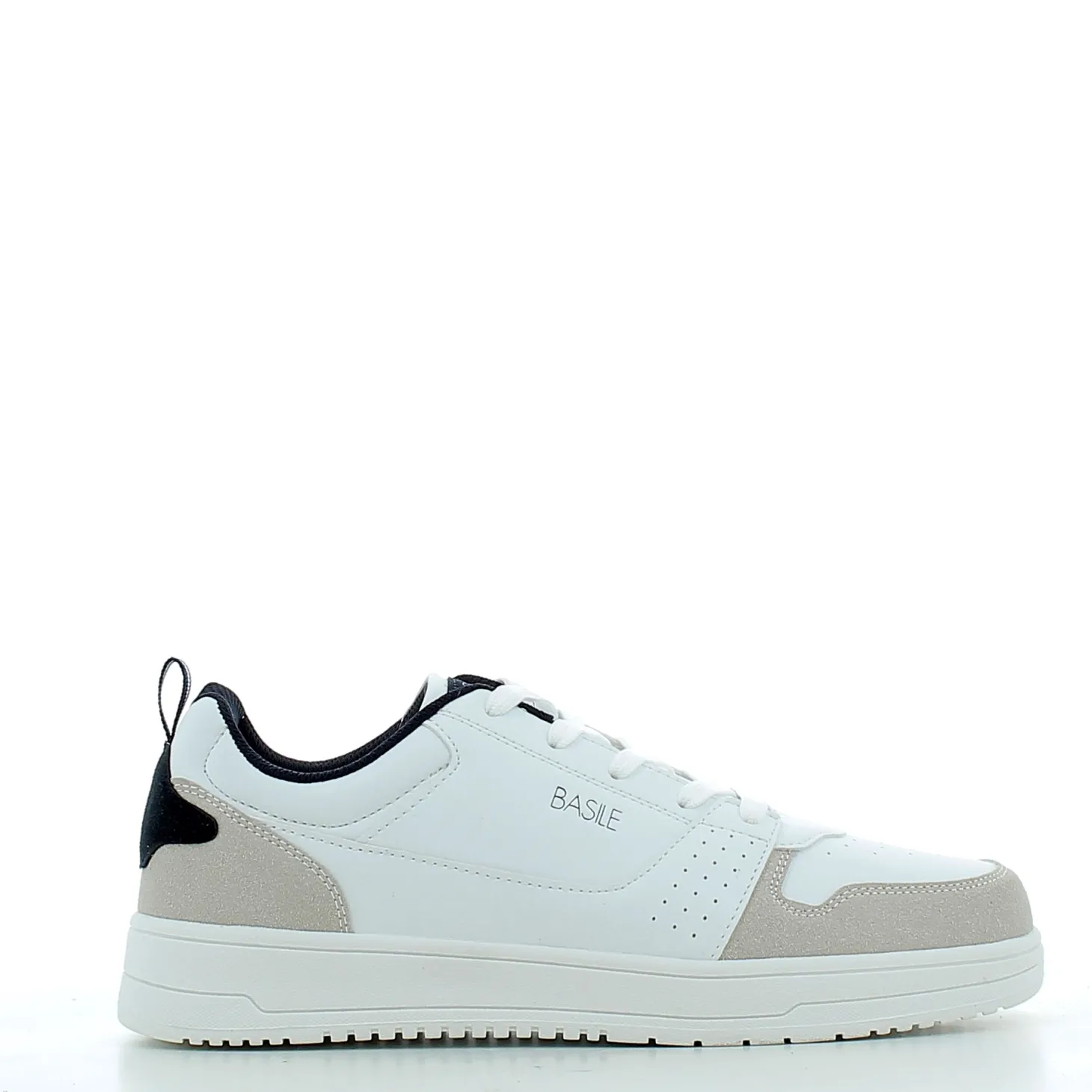 Scarpe Basile uomo 4823P25 BIANCO GRIGIO
