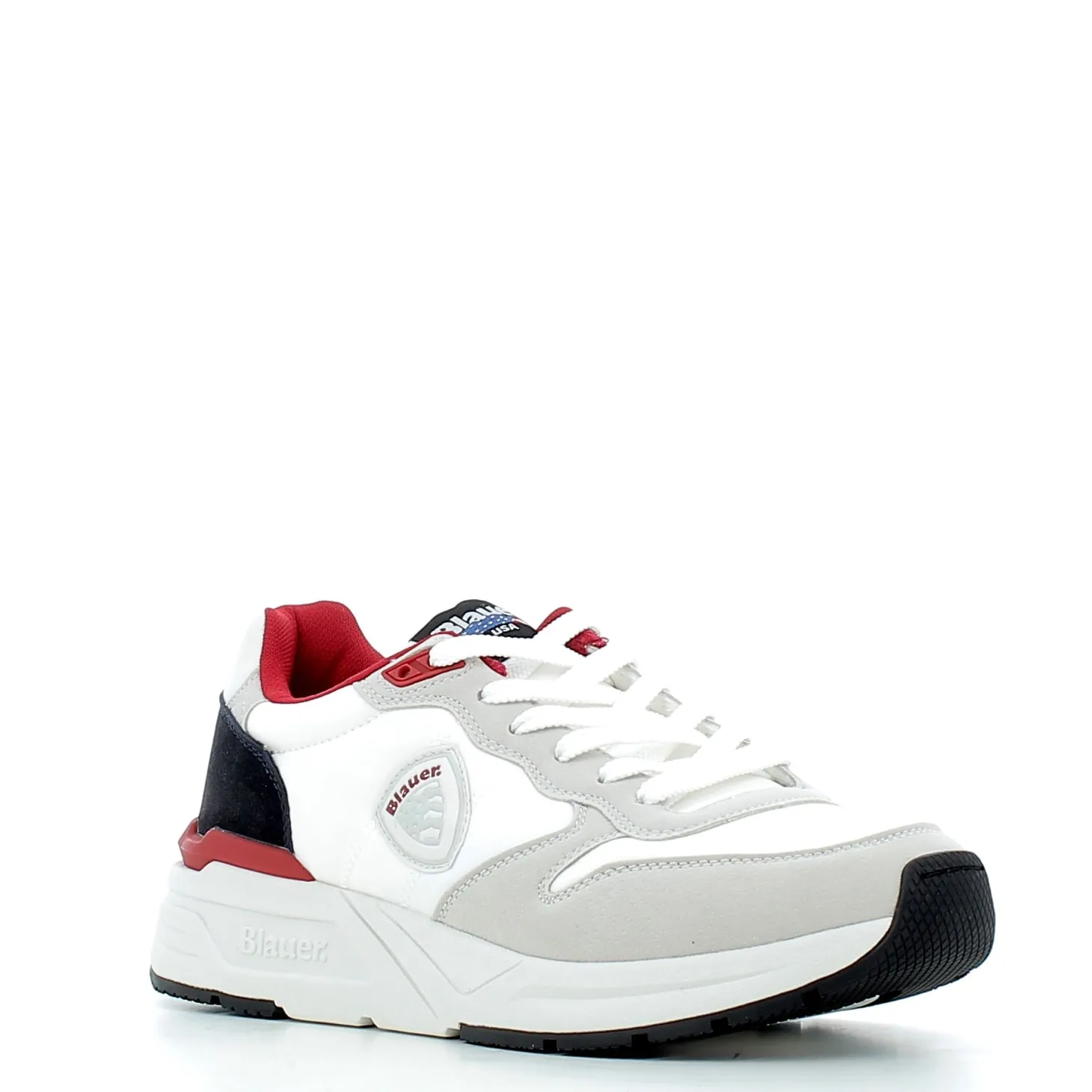 Scarpe Blauer uomo RAY01P25 WHI NVY