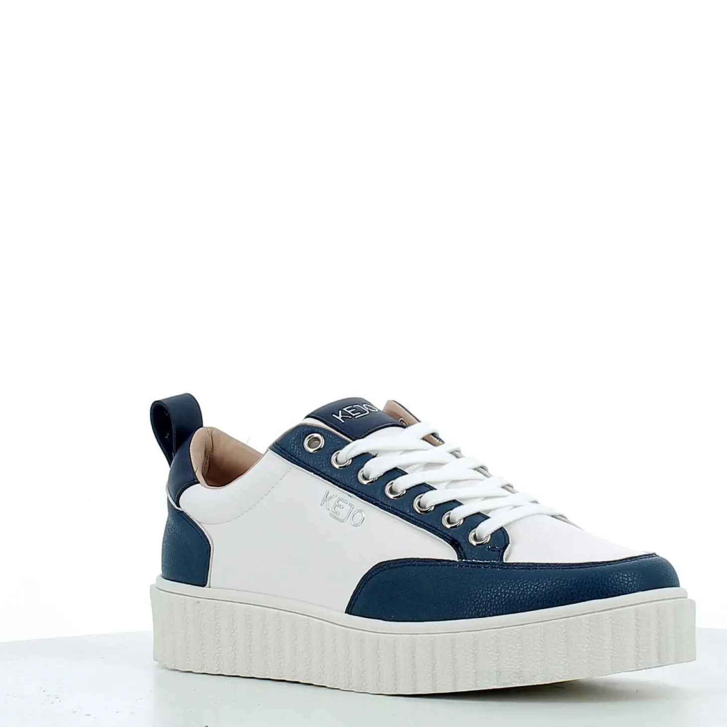 Scarpe KeJo uomo 4792P25 BIANCO BLUE